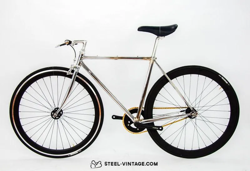 Chromed Steel Singlespeed Vintage Custom Bicycle