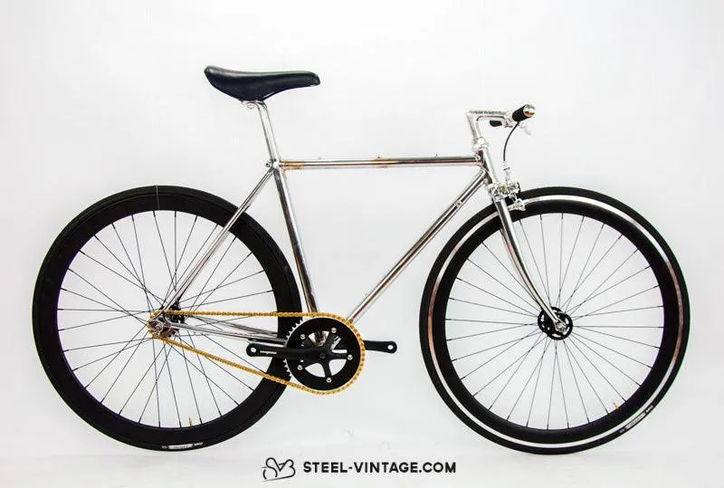Chromed Steel Singlespeed Vintage Custom Bicycle