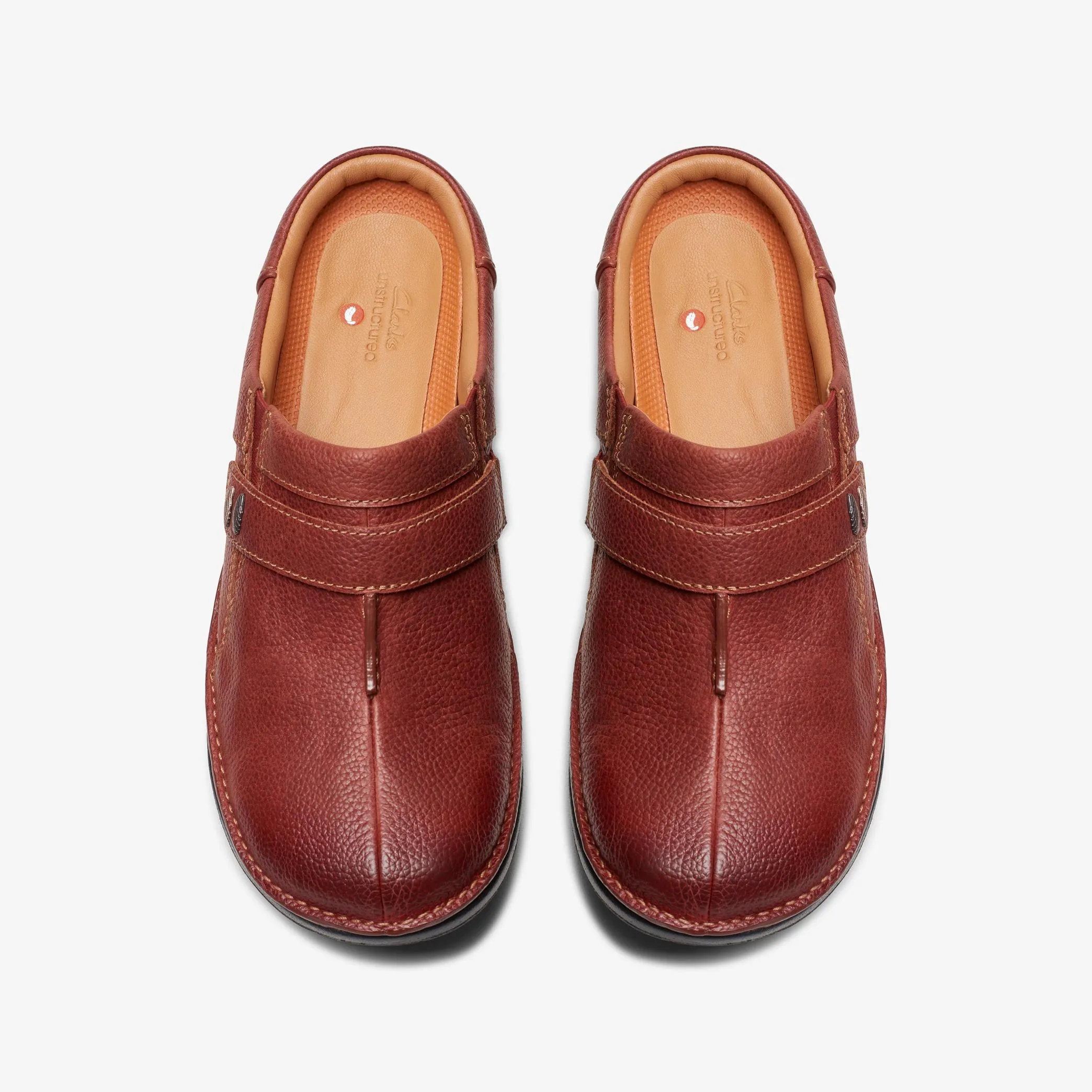 Clark's Un Loop Ease (Women's) - Chestnut Leather