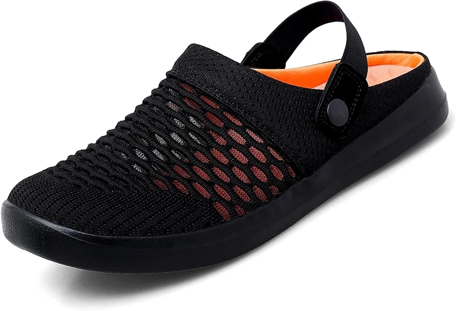 Clogs for Women Summer Casual Slip-on Mesh Mules Shoes Breathable Hollow Out Slippers Comfortable Closed Toe Sandals Fashion Open Back Slip On Shoes Lightweight Walking Slippers