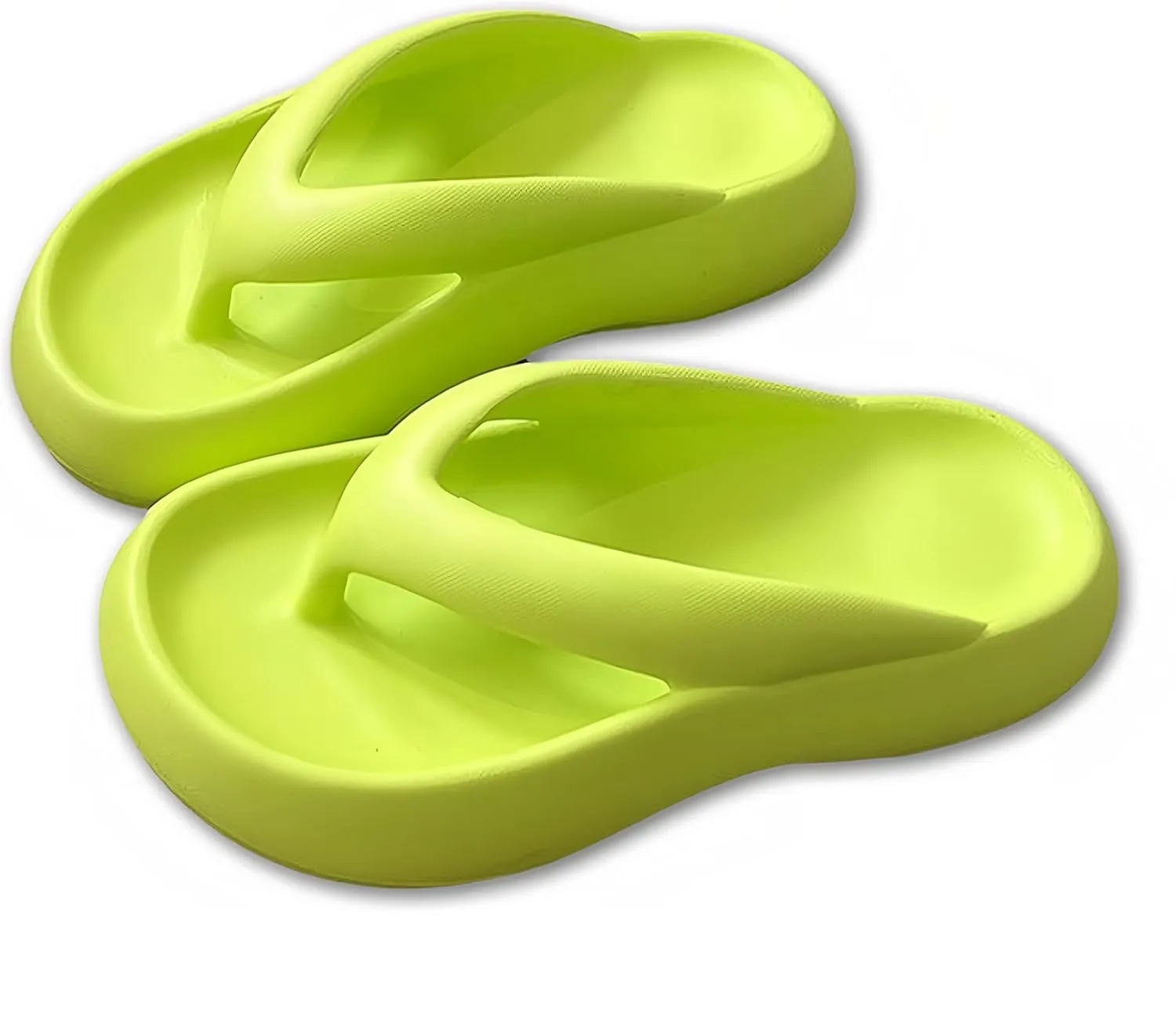 Cloud Comfy Flip Flops for Women Lightweight Thicken Sole Pillow Slippers Cute Cushioned Slippers Soft Foam Non-Slip Shower Bathroom Slides Sandals Cozy EVA Indoor and Outdoor