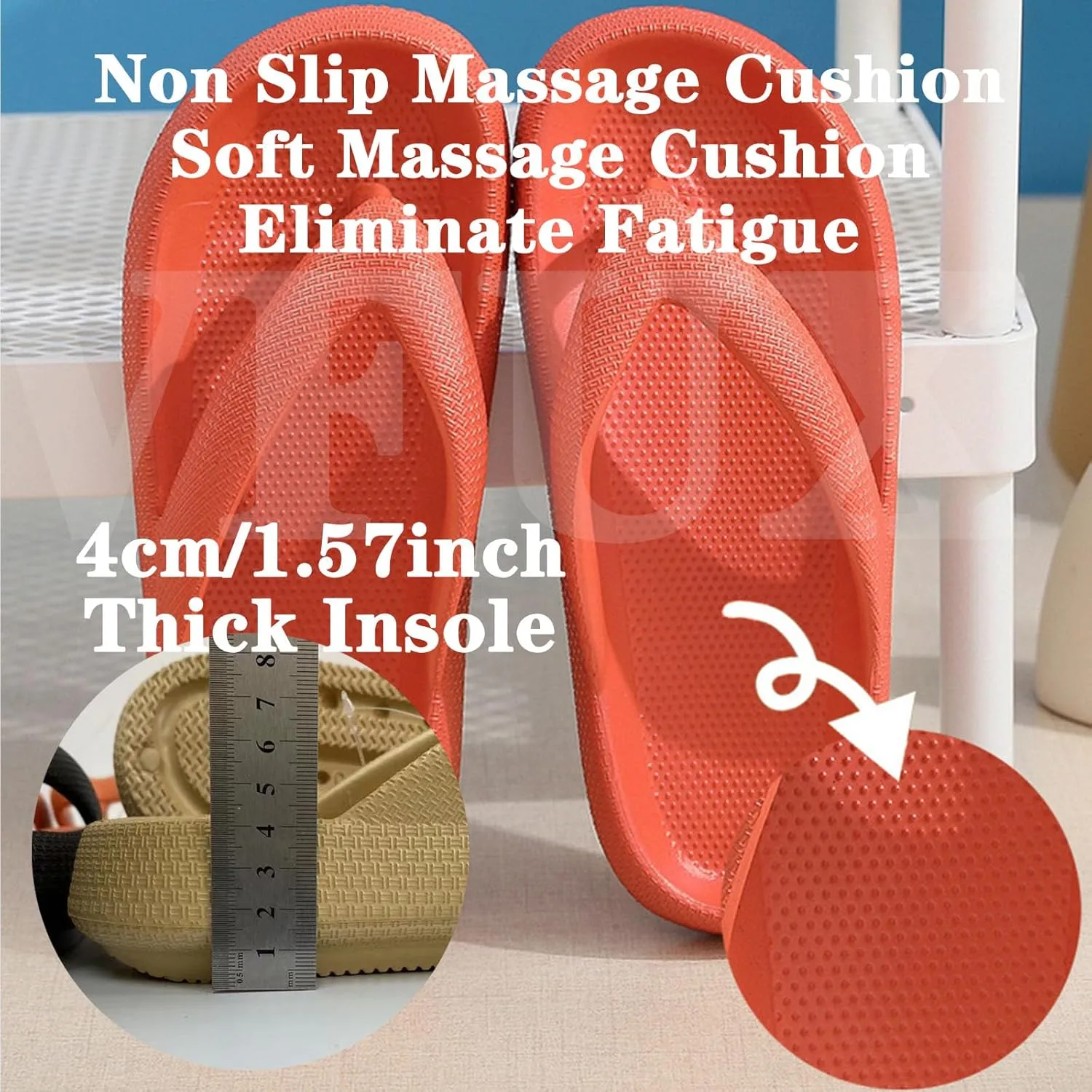 Cloud Flip Flops for Women, Cloud Slides for Women, Cozislides Soft Slides Pillow Sandals for Indoor Outdoor
