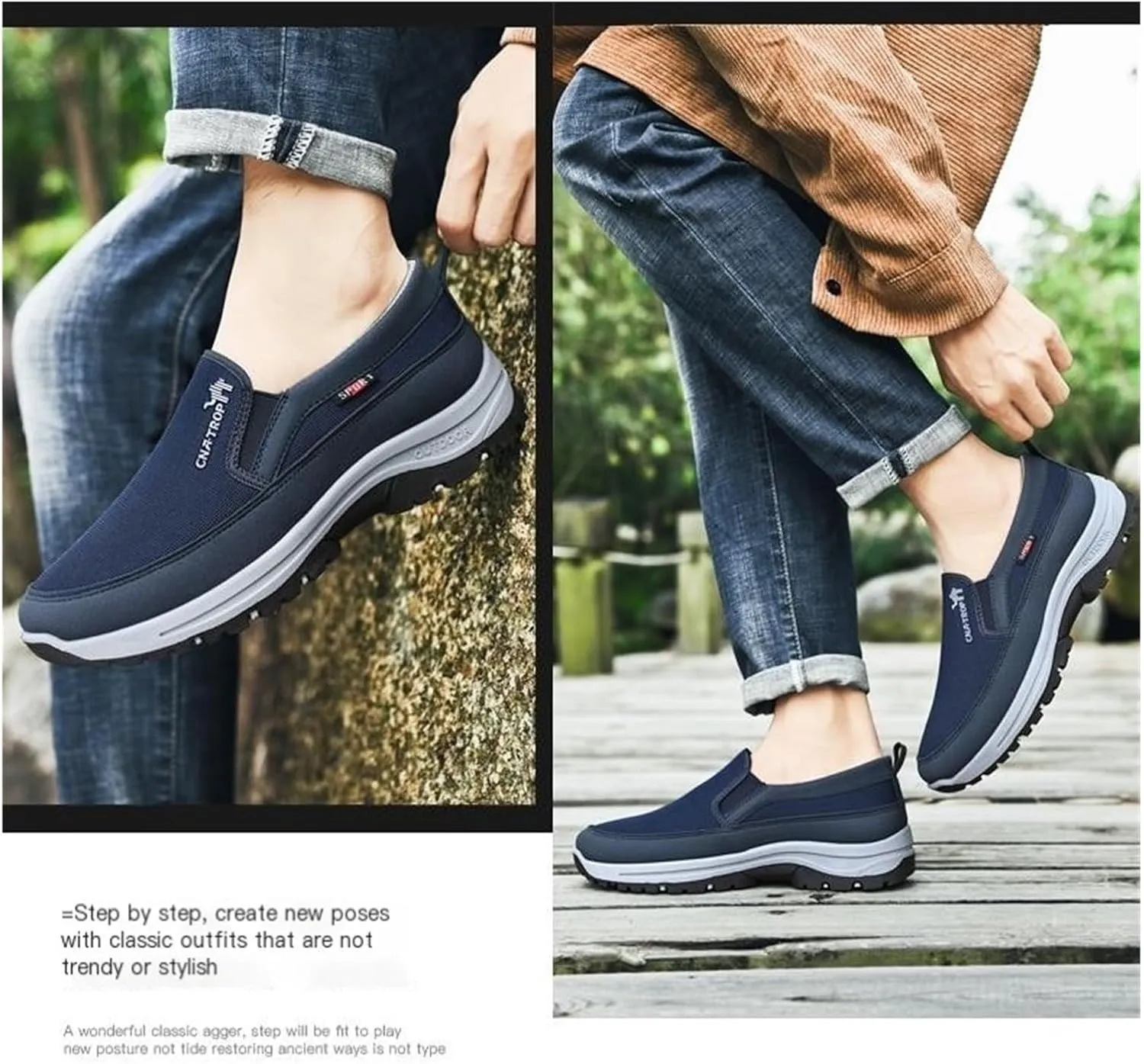 CNA Trop Orthopedic Shoes for Men, Fosterry Mens Slip On Shoes, Zapatos Ortopédicos para Hombre, Sketchers Columbia Shoes Men，Merrell Slip On Shoes for Men, Skechers Slip Ins