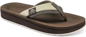 Cobian Men’s Roca Rise Synthetic Leather Strap Flip-Flop Sandals