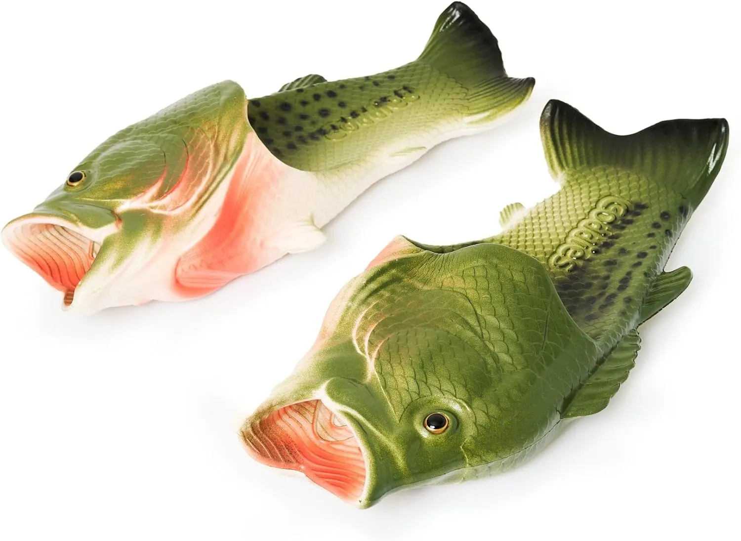 Coddies Fish Flip Flops | The Original Fish Slippers | Funny Gift, Unisex Sandals, Bass Slides, Pool, Beach & Shower Shoes | Men & Women