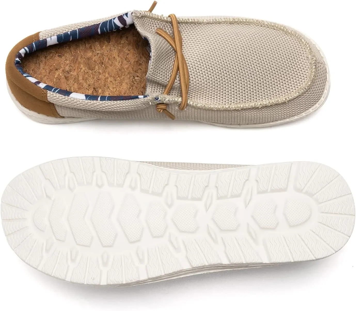 Colgo Men's Slip-On Loafers - Casual, Lightweight, and Stylish Shoes with Comfortable Lace-Up