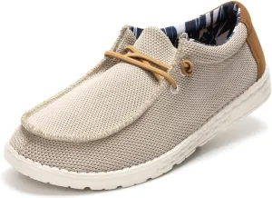 Colgo Men's Slip-On Loafers - Casual, Lightweight, and Stylish Shoes with Comfortable Lace-Up