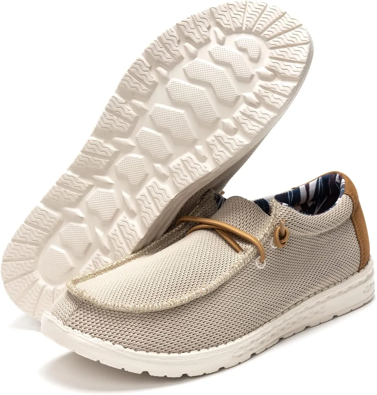 Colgo Men's Slip-On Loafers - Casual, Lightweight, and Stylish Shoes with Comfortable Lace-Up