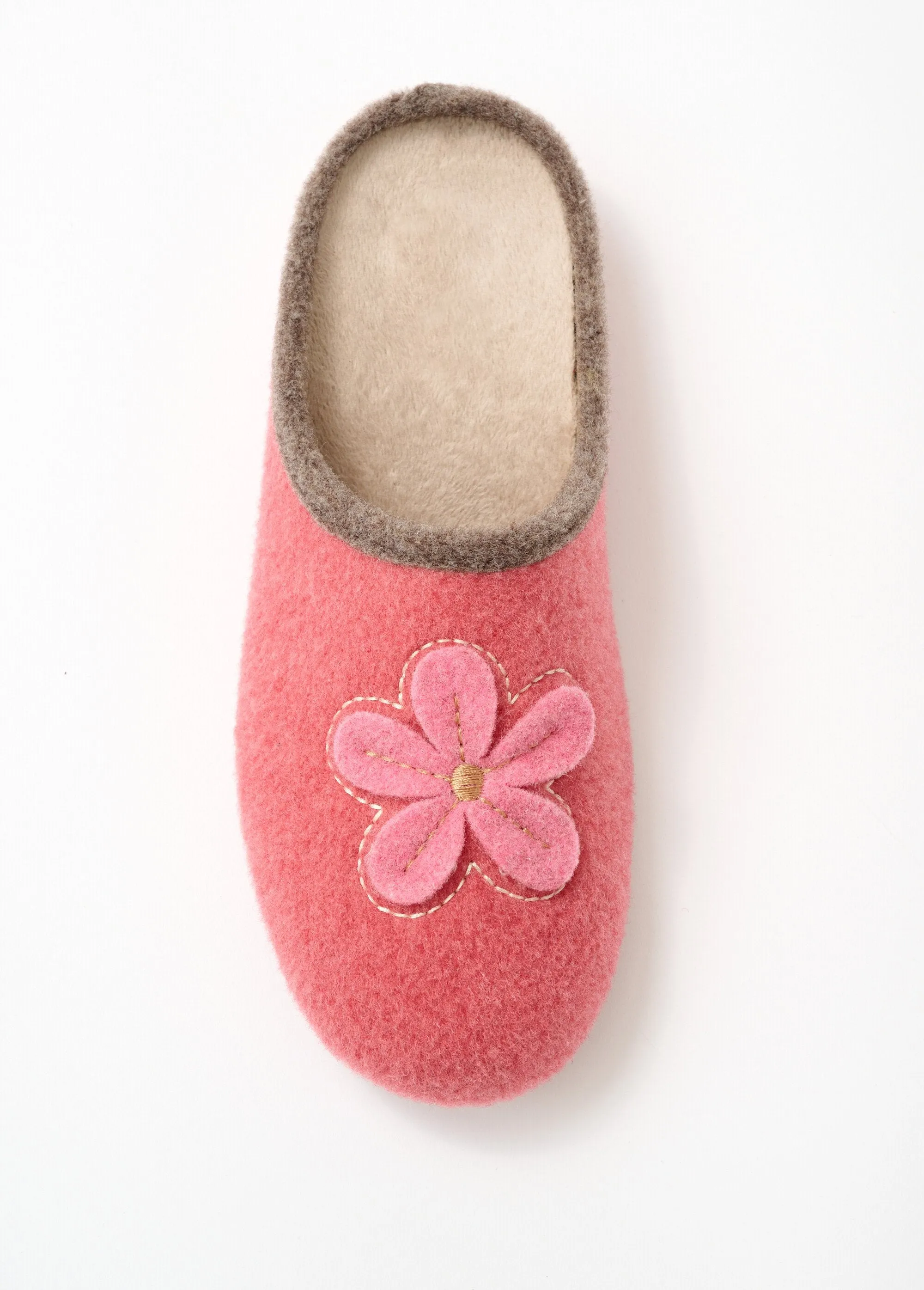 Comfort width wedge mule slippers