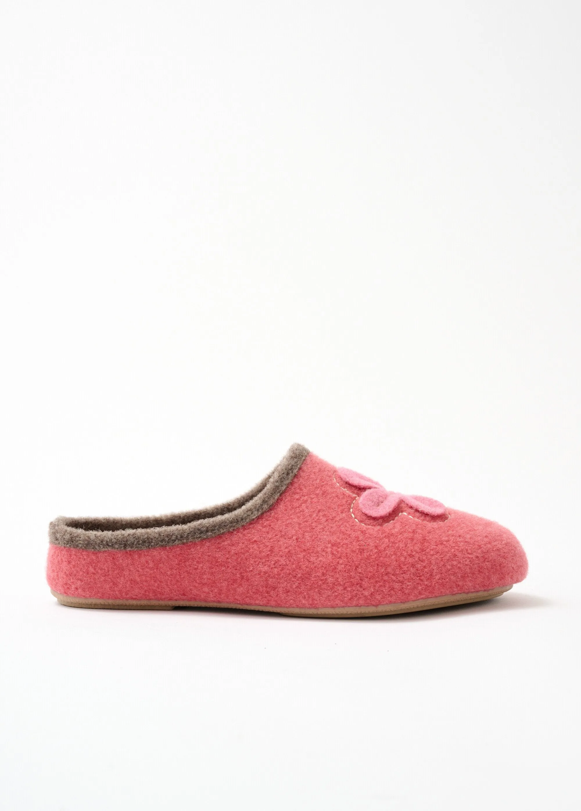 Comfort width wedge mule slippers