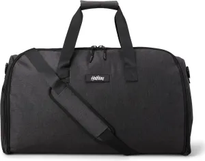 Convertible Garment Duffel Bag 45L – 2-in-1 Carry-On Suit Travel Bag with Wrinkle-Free Hanging Compartment, Shoe Pockets & Trolley Sleeve – Weekender for Business Trips, Weddings & Getaways – Shadow