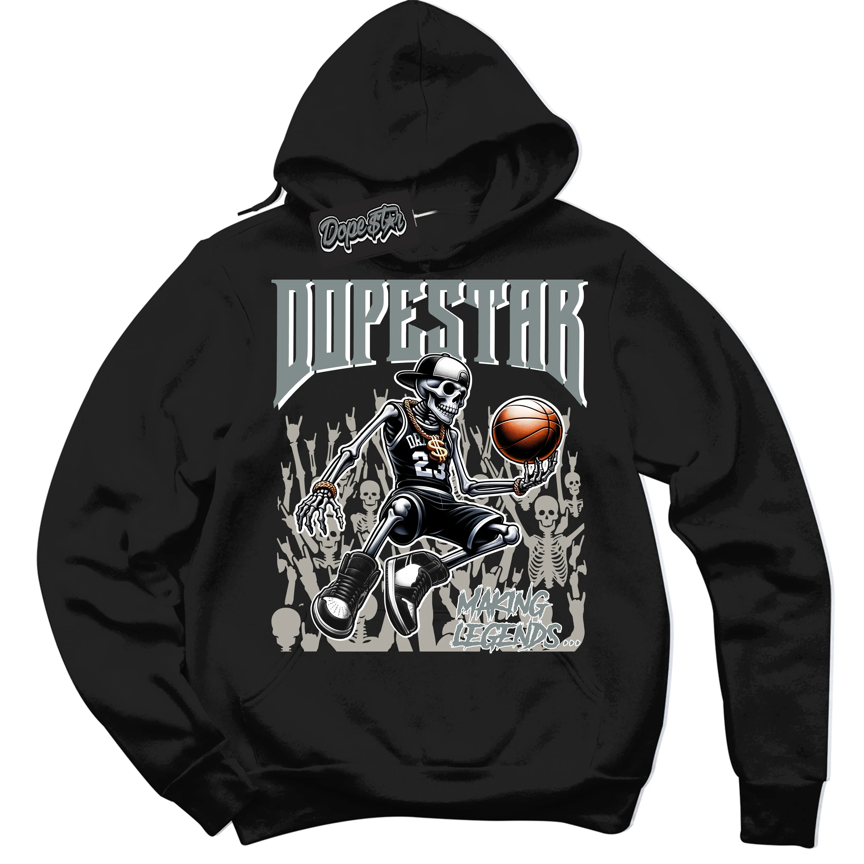 Cool Grey 9s Sneaker Hoodie Making Legends Graphic