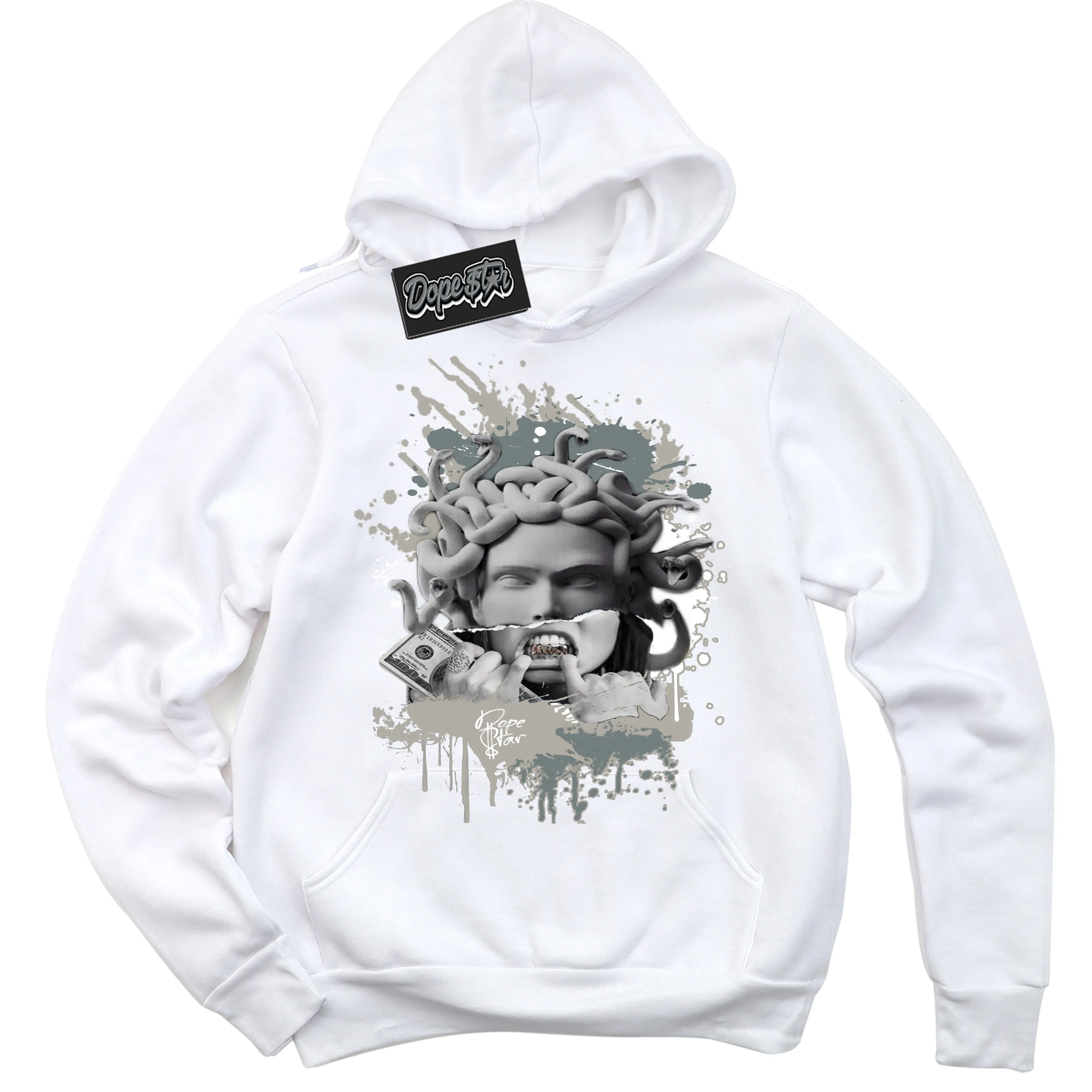 Cool Grey 9s Sneaker Hoodie Medusa Graphic
