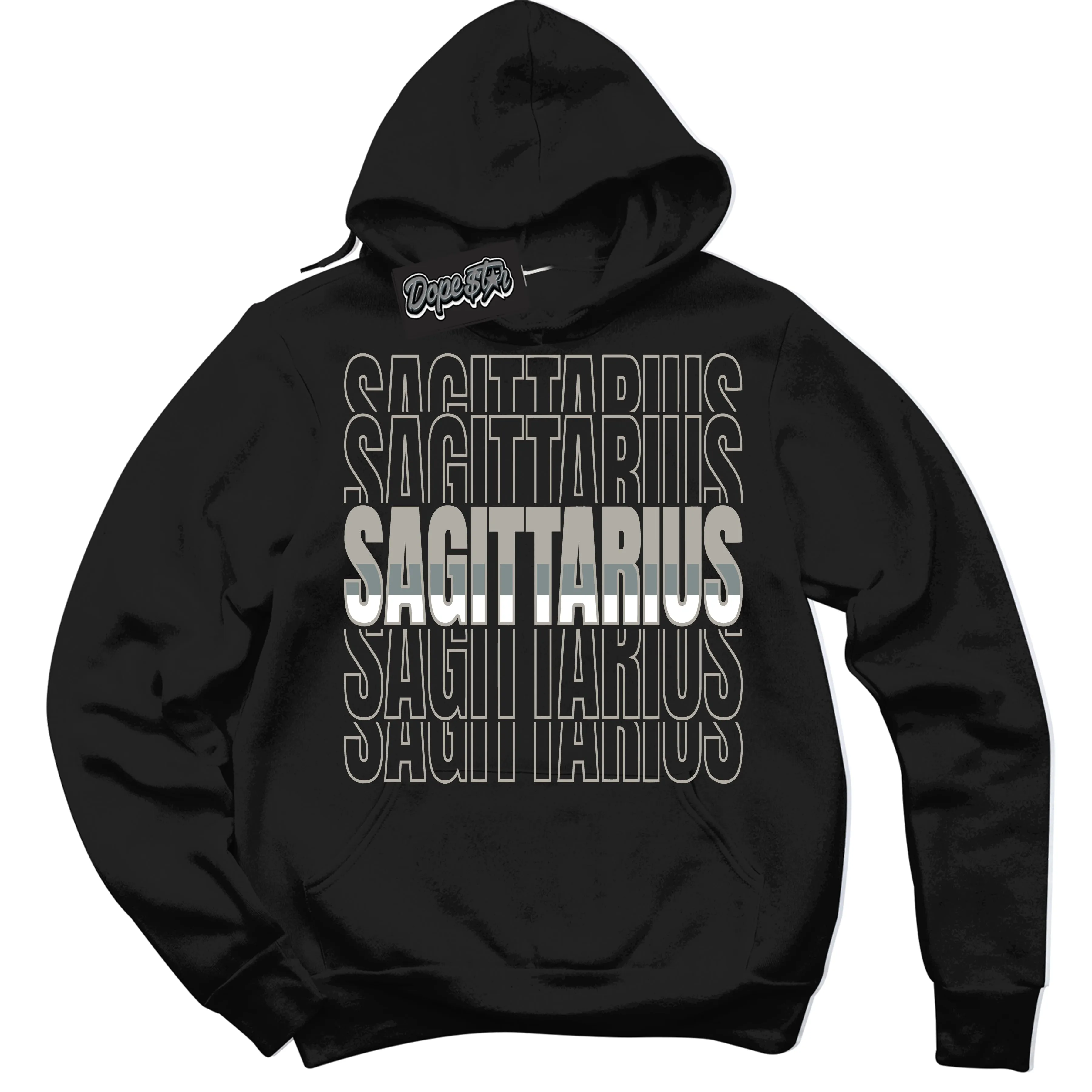 Cool Grey 9s Sneaker Hoodie Sagittarius Graphic