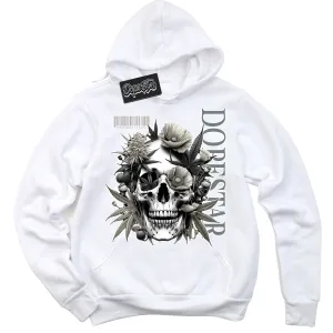 Cool Grey 9s Sneaker Hoodie Skull Poppies Graphic