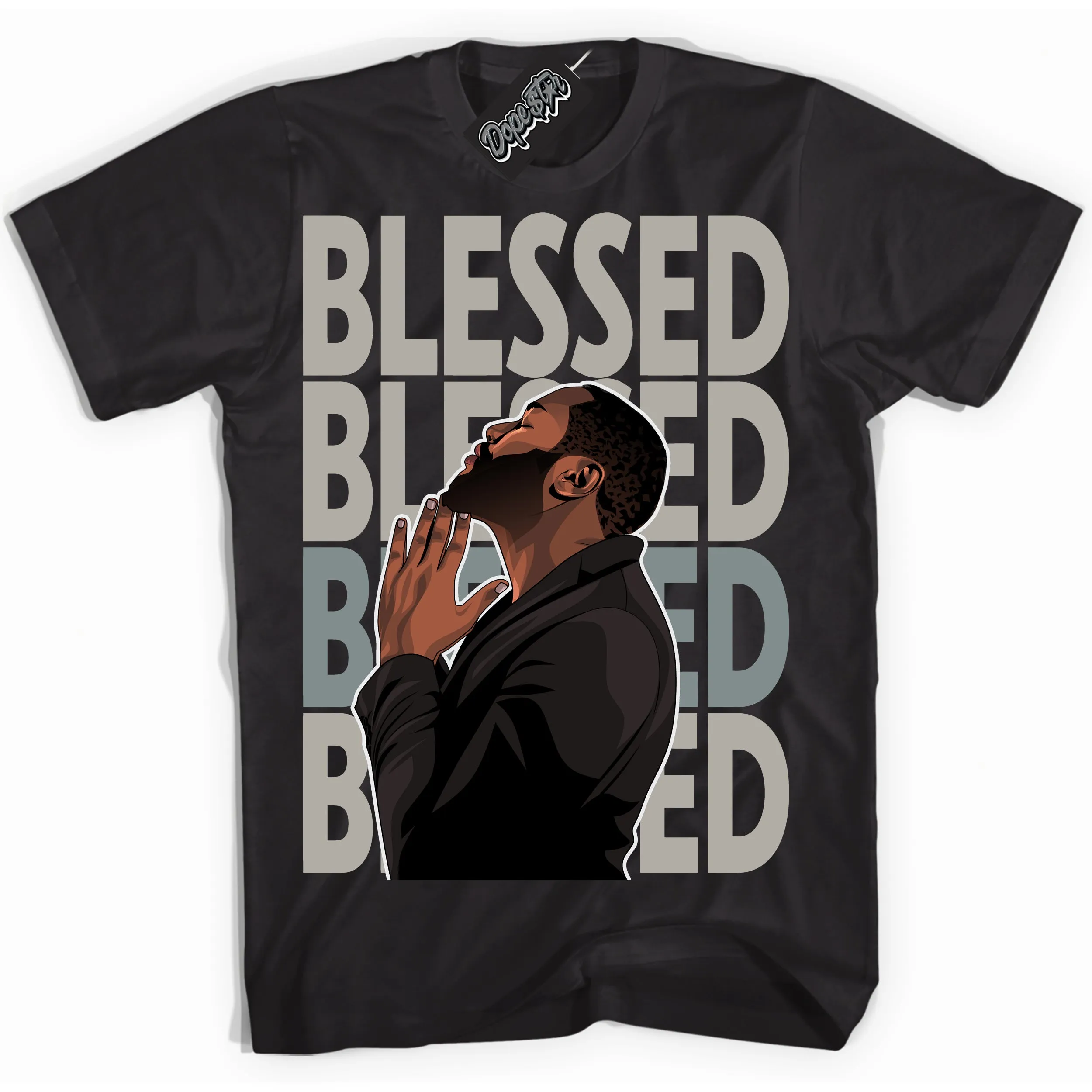 Cool Grey 9s Sneaker Shirt God Blessed Graphic