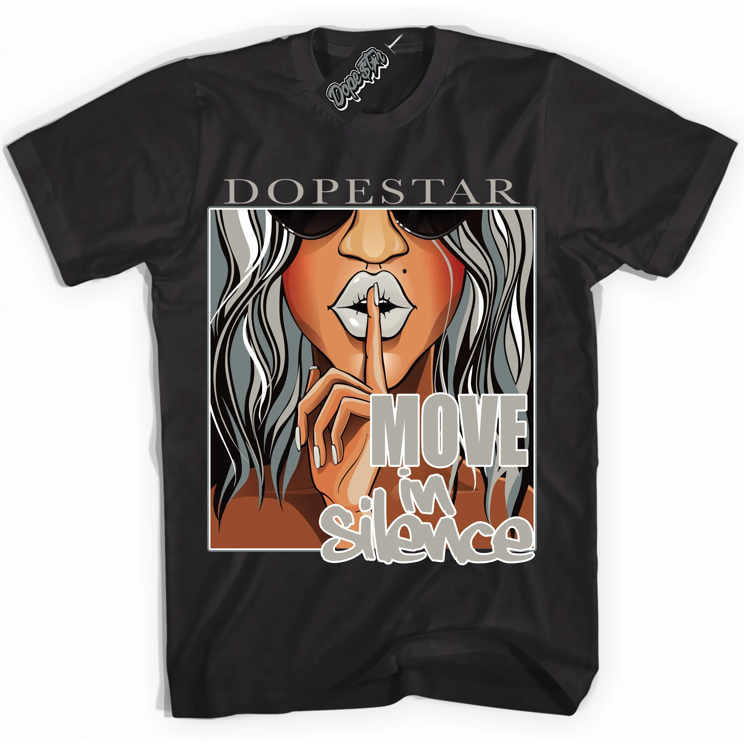 Cool Grey 9s Sneaker Shirt Move In Silence Graphic