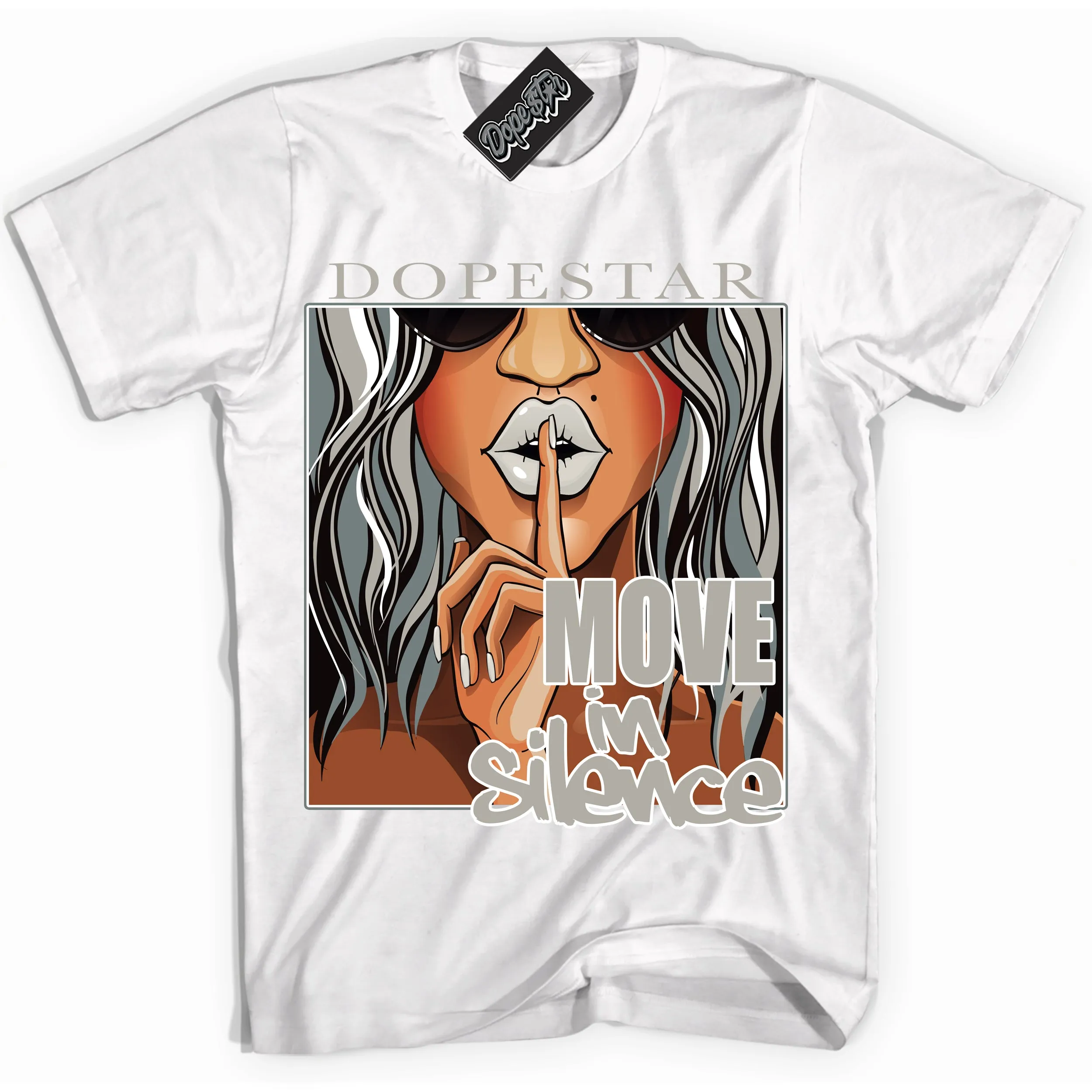 Cool Grey 9s Sneaker Shirt Move In Silence Graphic