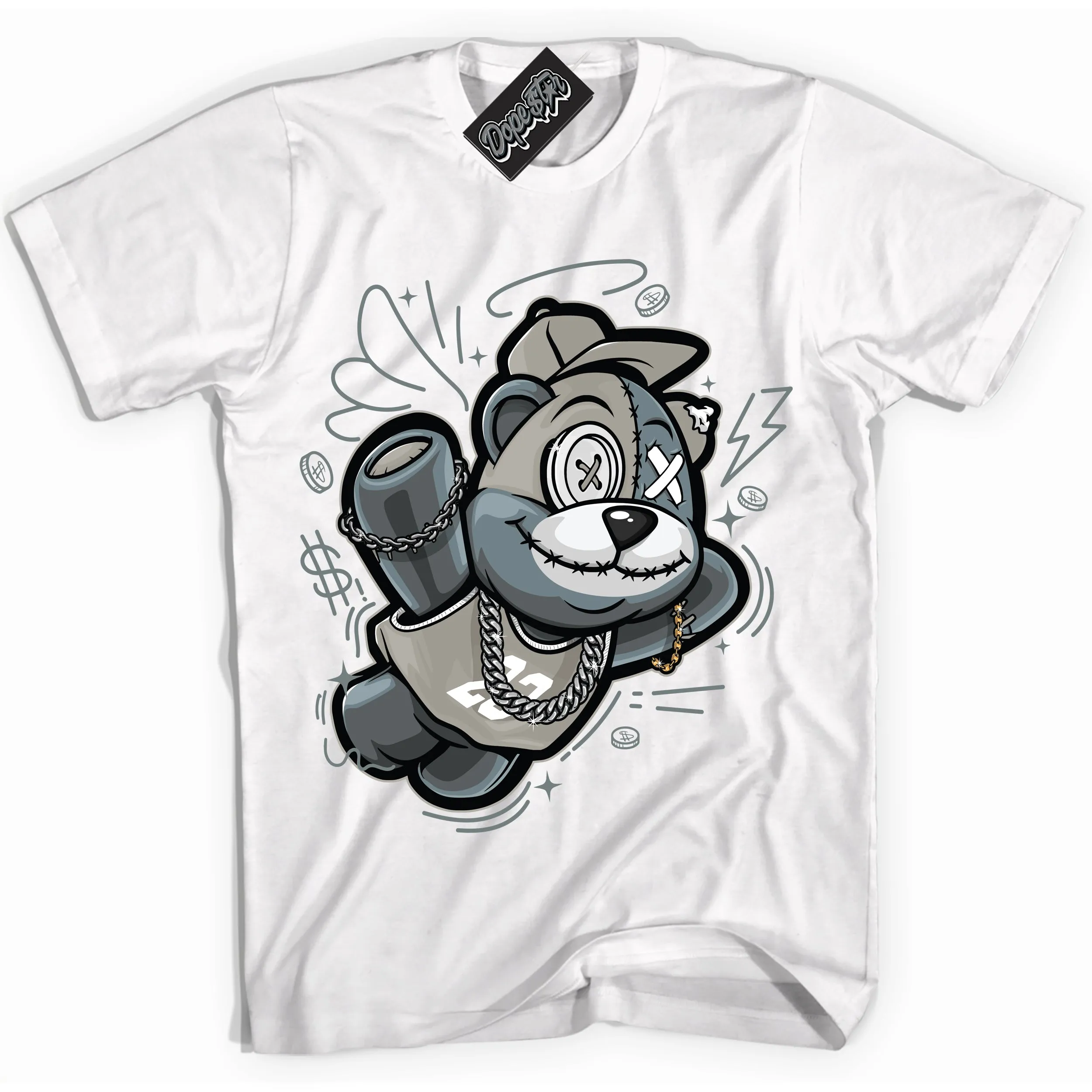 Cool Grey 9s Sneaker Shirt Slam Dunk Bear Graphic