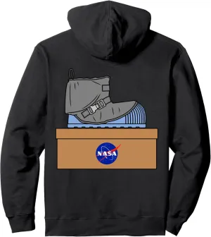 Cool NASA Apollo 11 Moon Landing Space Astronaut Lunar Boot Pullover Hoodie