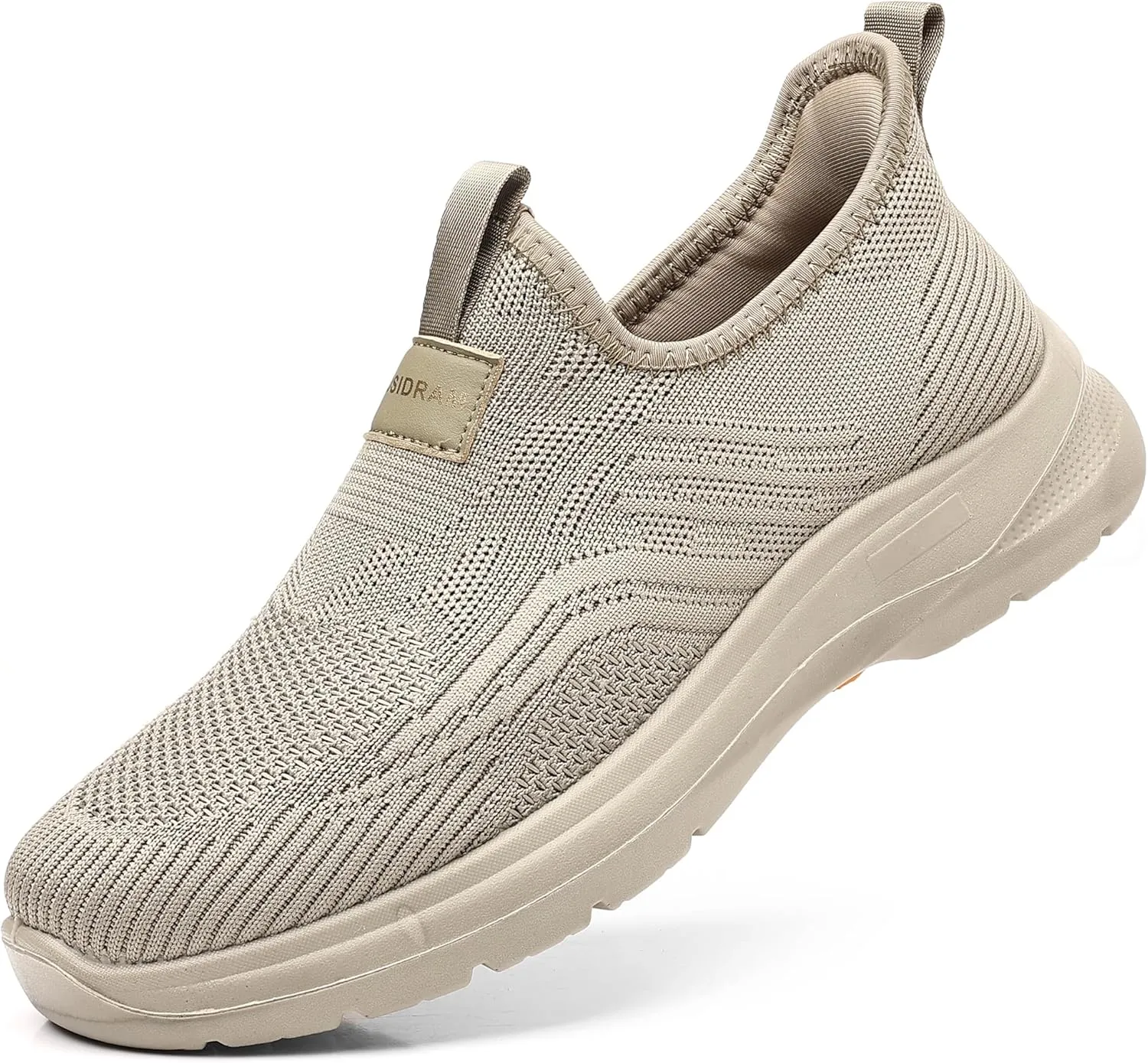 COSIDRAM Men's Step in Shoes Hands Free Breathable Mesh Cushioned Lightweight Comfort Slip On Athletic Gym Workout Sneaker