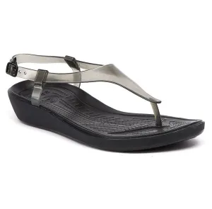 Crocs Really Sexi Black T-Strap Sandals