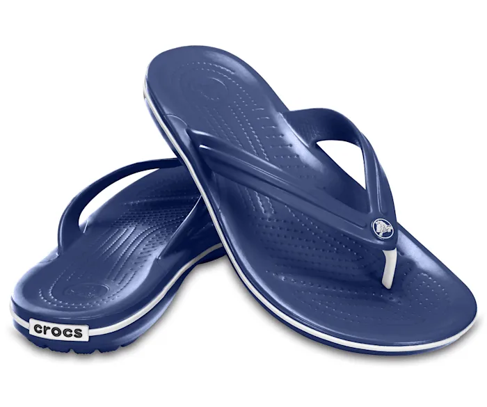 Crocs Unisex Crocband Flip Thong Navy