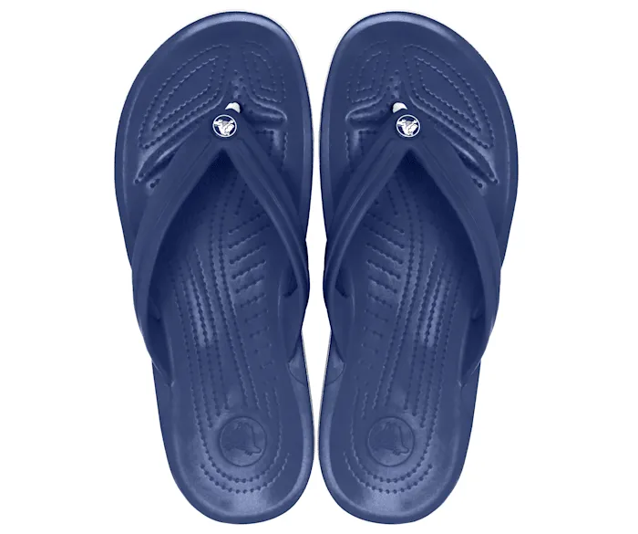 Crocs Unisex Crocband Flip Thong Navy