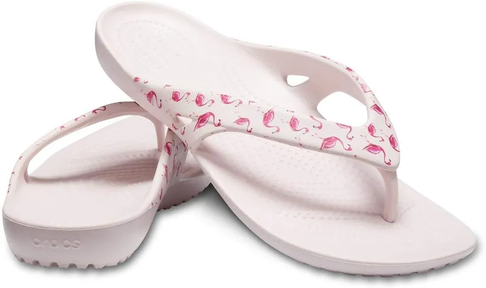 crocs Women's Kadee Ii Graphic Flip Flops | Sandals