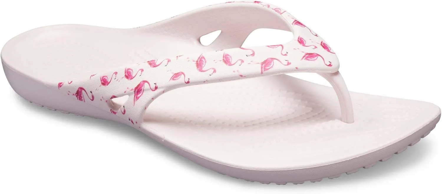 crocs Women's Kadee Ii Graphic Flip Flops | Sandals