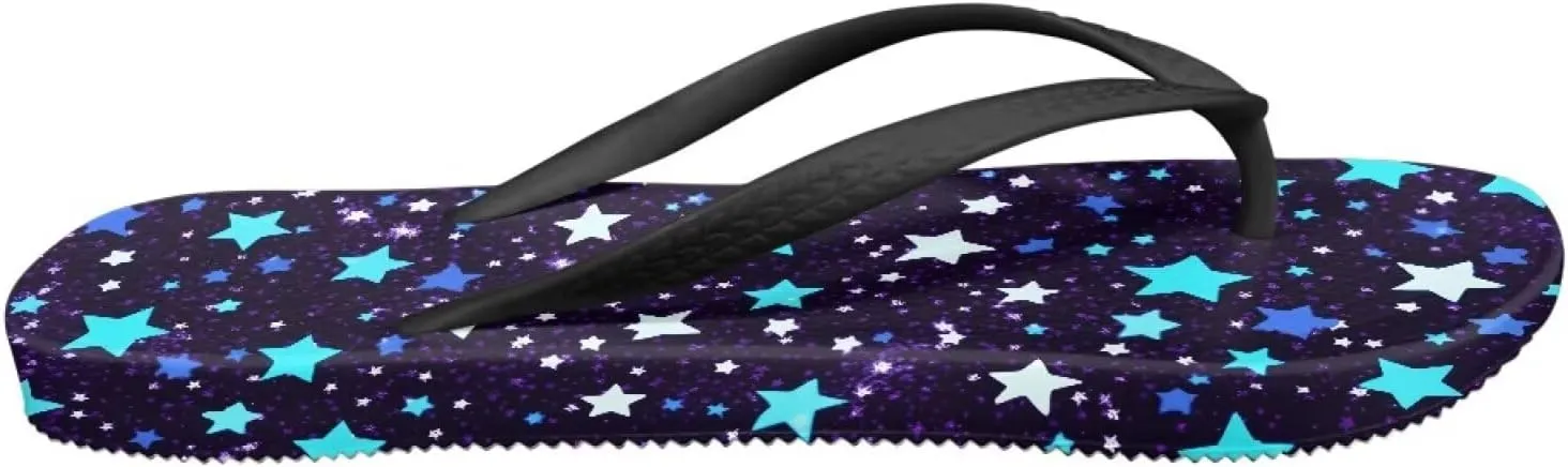 Cushion Breeze Women's Flip Flop Fashion House Soft Cushion Footbed Arch Support Fashion Summer Shoes Black Sole Size US 5.5-9.5