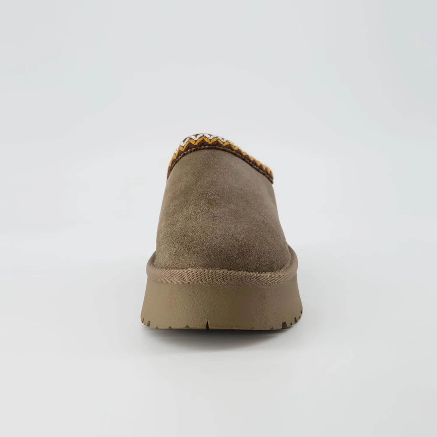 CUSHIONAIRE Kabuki Platform Boots Genuine Suede Fuzzy Mule Slippers for Women with Memory Foam | Indoor/Outdoor Womens Slippers | Wide Widths Available