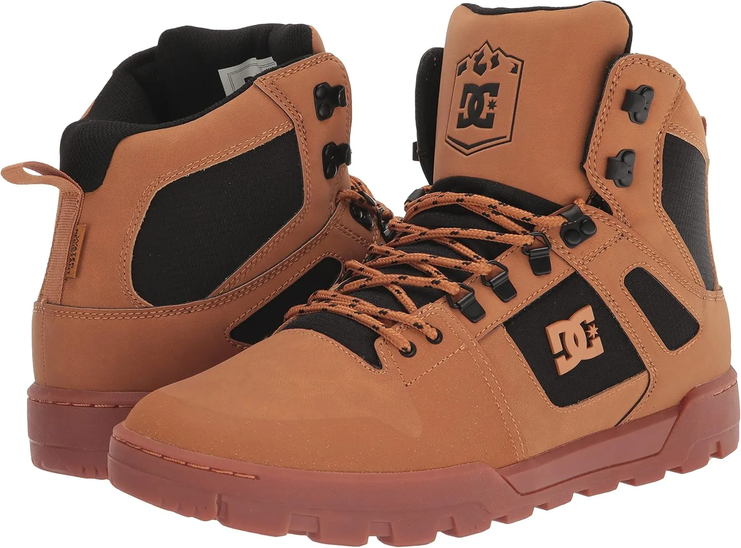 DC Men's Pure High-top Water Resistant Boot Skate Shoe Snow