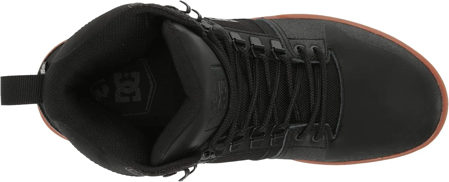 DC Men's Pure High-top Water Resistant Boot Skate Shoe Snow