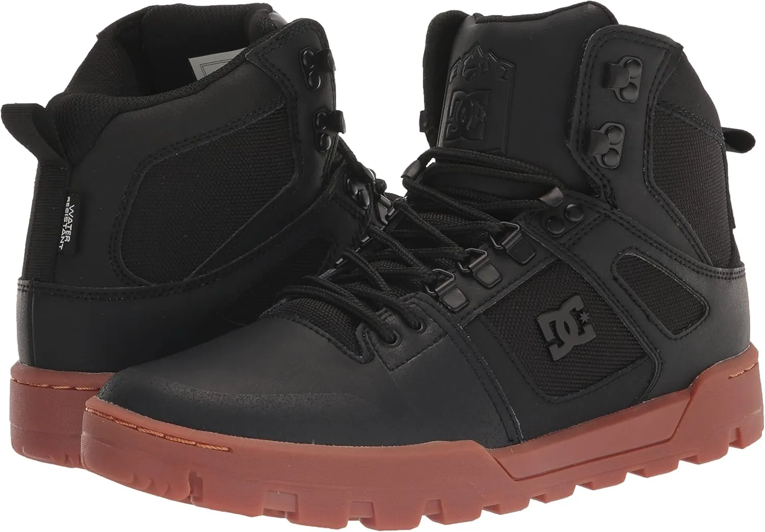 DC Men's Pure High-top Water Resistant Boot Skate Shoe Snow
