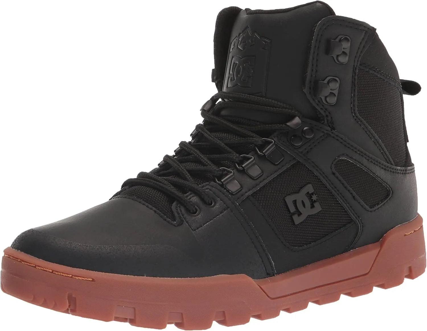 DC Men's Pure High-top Water Resistant Boot Skate Shoe Snow
