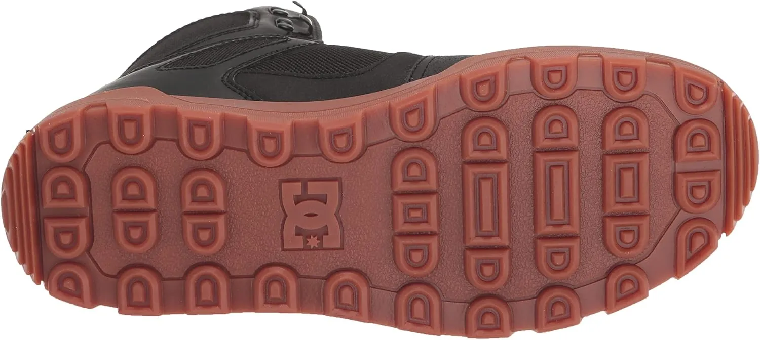 DC Men's Pure High-top Water Resistant Boot Skate Shoe Snow