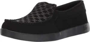 DC mens Villain Casual Slip on Skate Shoe, Black, 7.5 US