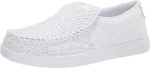 DC mens Villain Casual Slip on Skate Shoe, White, 15 US