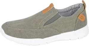 Dek M584 Canvas Twin Gusset Slip-on Casual Shoe