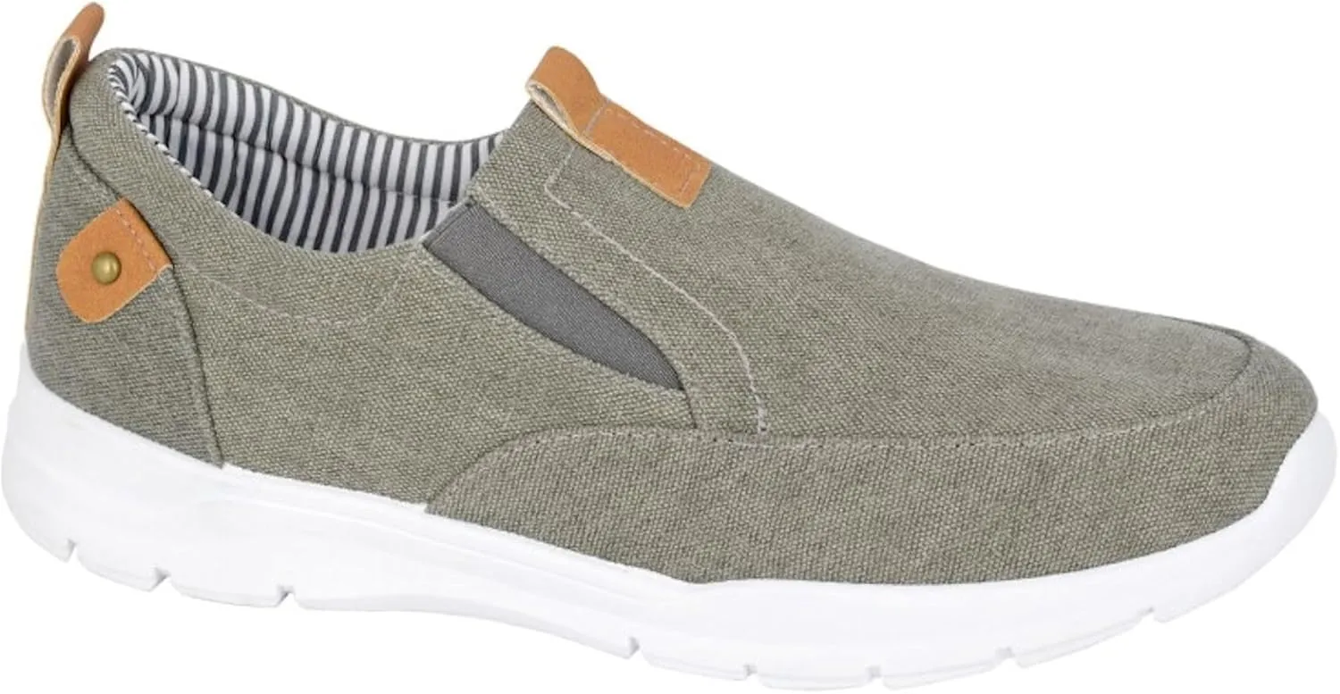 Dek M584 Canvas Twin Gusset Slip-on Casual Shoe