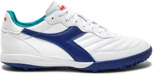 Diadora Brasil Elite Turf Soccer Shoe - Water-Resistant Suprellsoft, Non-Slip PU Heel Lining, Flex Points on Insole, Fine Craftsmanship