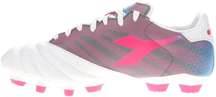 Diadora Brasil Elite Veloce GR LPU Men's Firm Ground Soccer Shoe - Water-Resistant, Sock-Like Construction, Optimal Stability and Precision, Excellent Traction