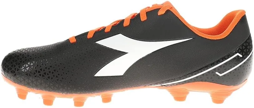 Diadora Mens Pichichi 6 Mg14 Soccer Cleats - Black, Orange