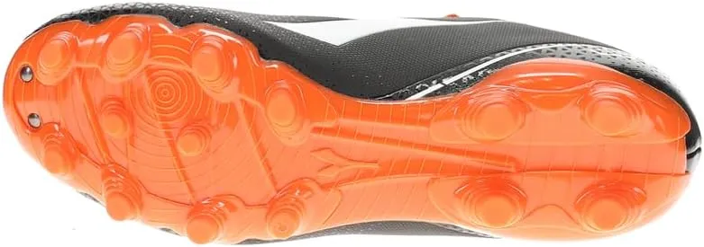 Diadora Mens Pichichi 6 Mg14 Soccer Cleats - Black, Orange