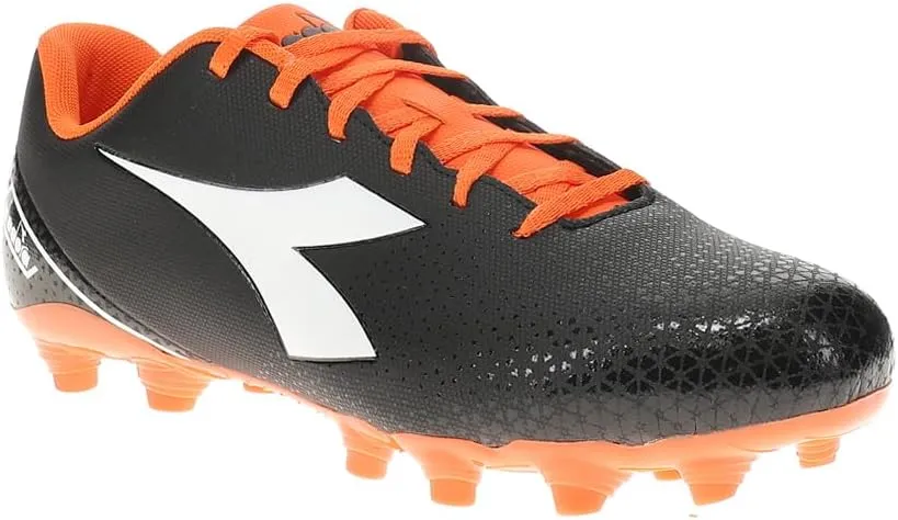 Diadora Mens Pichichi 6 Mg14 Soccer Cleats - Black, Orange