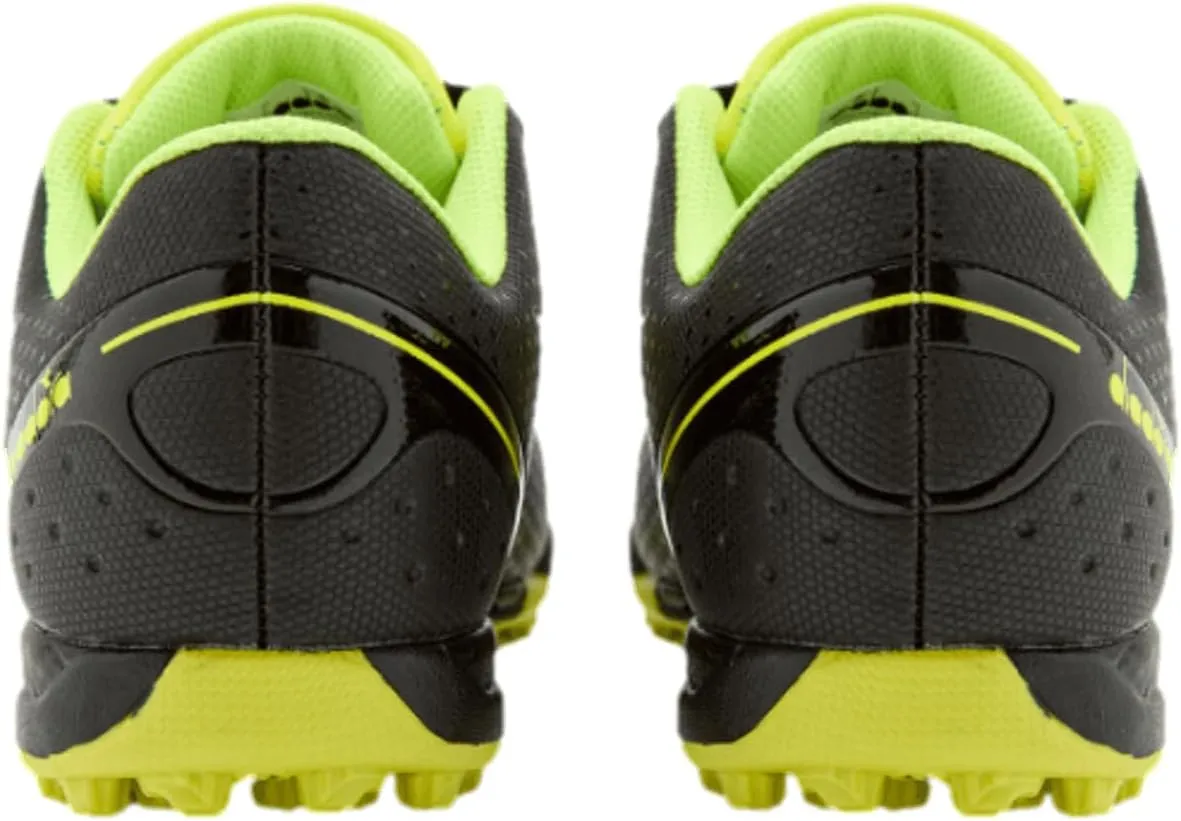 Diadora Pichichi 5 MD Youth Soccer Shoe - Perfect Starter Shoe for Kids, Turf and Firm Ground, Water-Resistant Suprell Upper, Non-Slip PU Heel Lining