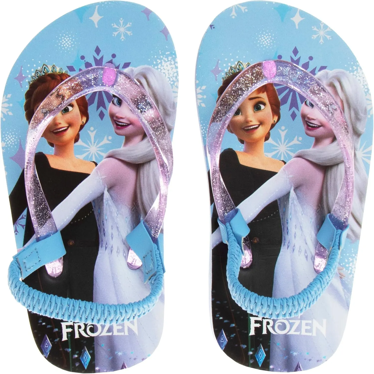 Disney Girls Boys Character Flip Flops Sandals Kids Water Shoes - Minnie Mickey Stitch Moana Toy Story Frozen Cars Encanto Princess Thong Beach Slides Slip On Quick Dry (Toddler-Little Kid)