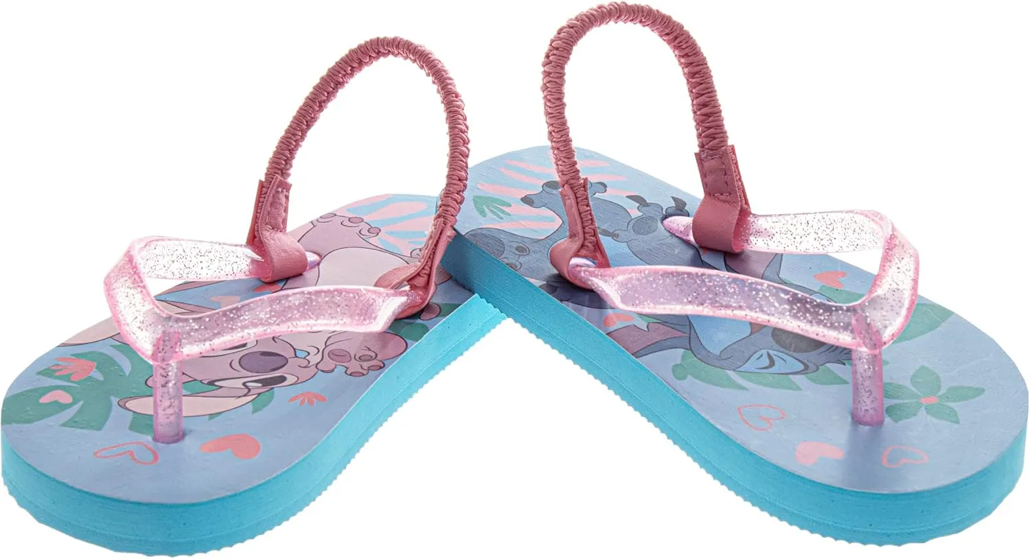 Disney Girls Boys Character Flip Flops Sandals Kids Water Shoes - Minnie Mickey Stitch Moana Toy Story Frozen Cars Encanto Princess Thong Beach Slides Slip On Quick Dry (Toddler-Little Kid)
