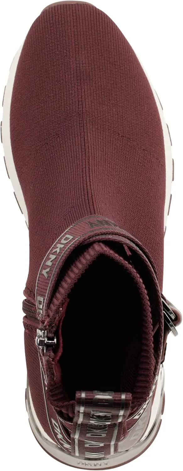 DKNY Women's High Top Slip-On Wedge Sneaker